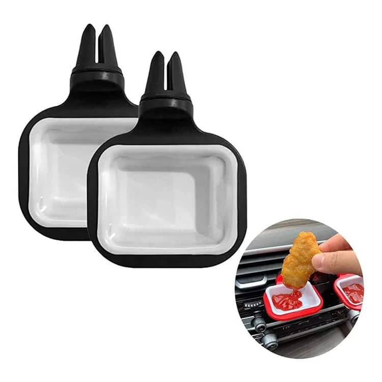 Auto saus houder - 2 stuks