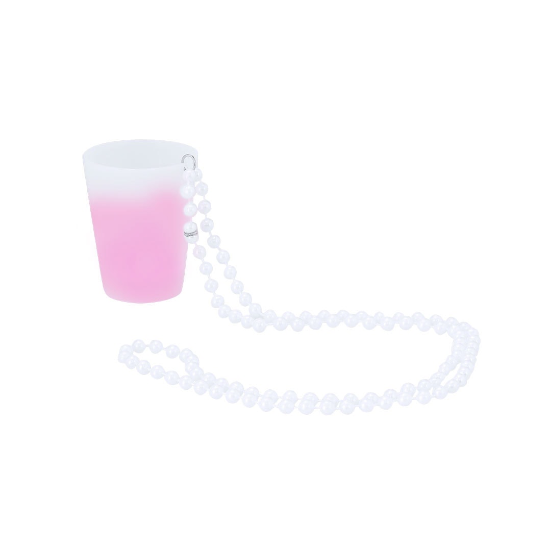 Shotglas met Ledverlichting en Parelkoord- 50 ml - Kunststof - Afbeelding 3