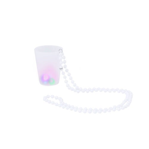 Shotglas met Ledverlichting en Parelkoord- 50 ml - Kunststof