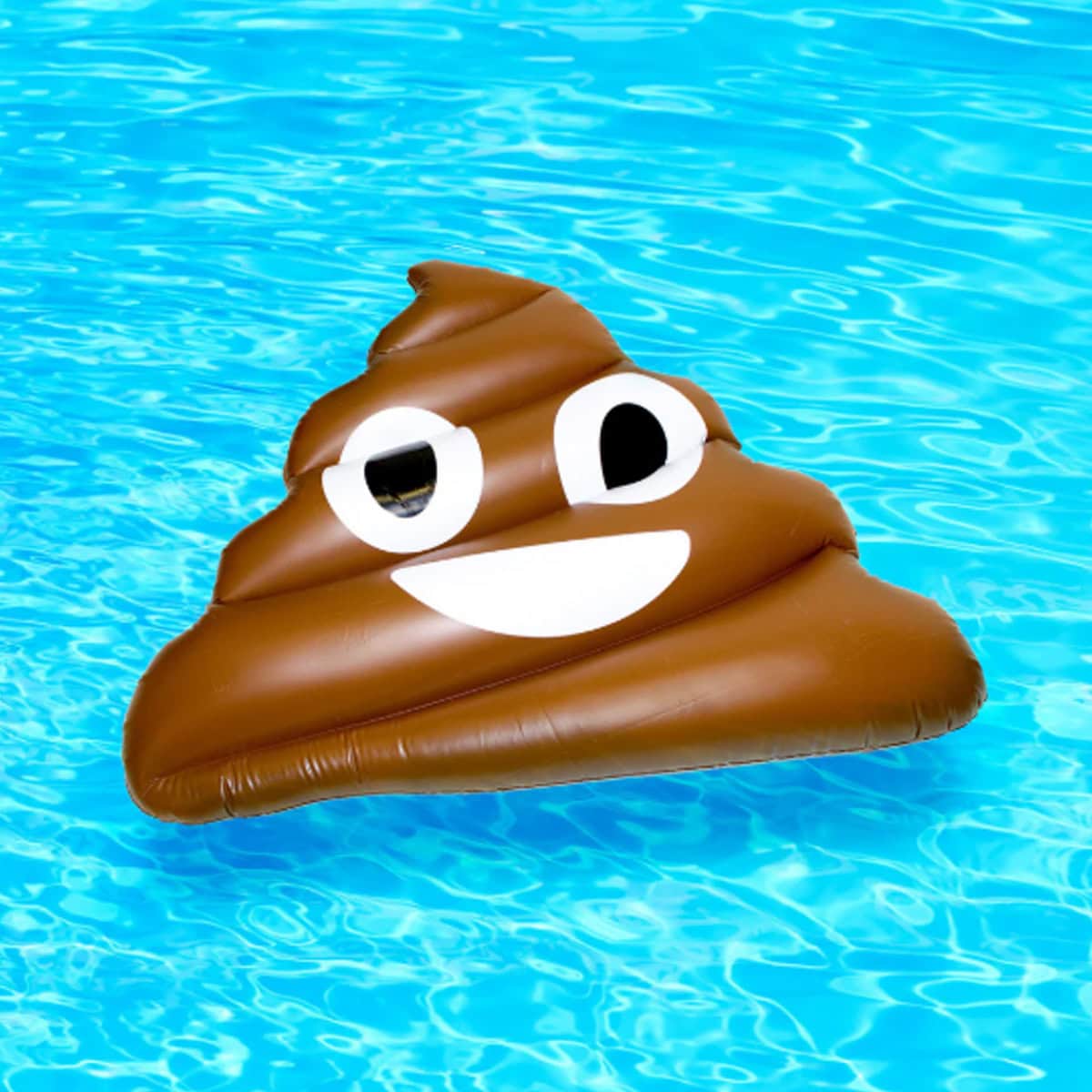 Opblaasbare poop emoji 174 x 112 cm - Afbeelding 3