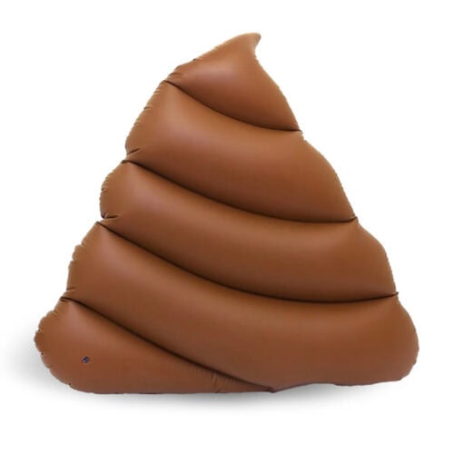 Alternative view of Opblaasbare poop emoji 174 x 112 cm