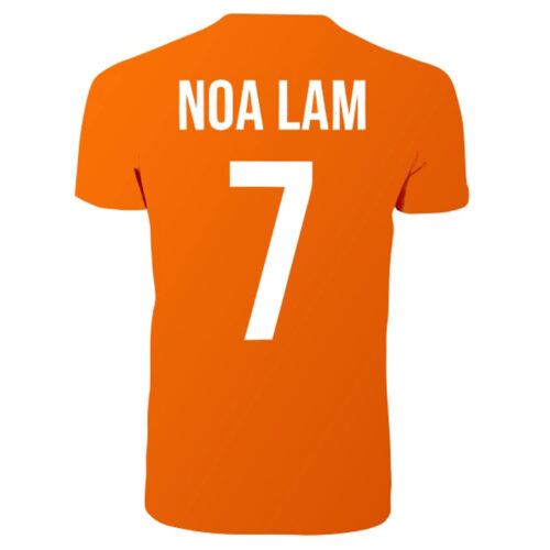 Alternative view of Unisex oranje T-shirt - Noa Lam