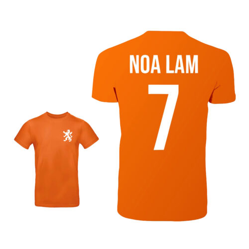 Unisex oranje T-shirt - Noa Lam