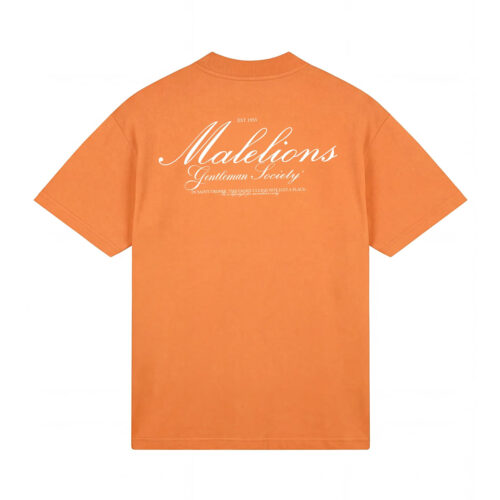 Alternative view of Malelions Men Gentleman Society T-Shirt - Oranje