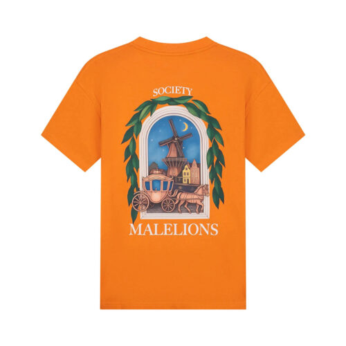 Alternative view of Malelions Men Dokkum T-Shirt - Oranje