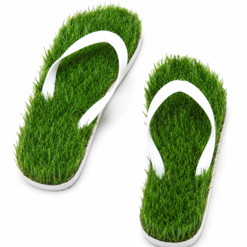 Gras teenslippers - Holland - WK voetbal - Maat 42