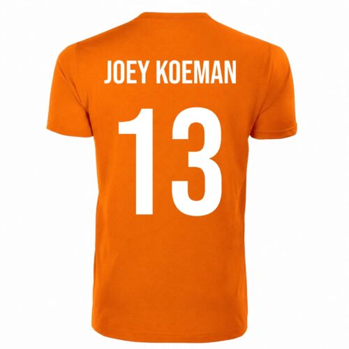 Alternative view of Unisex oranje T-shirt - Joey koeman