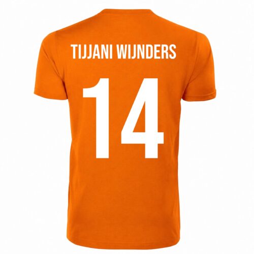 Alternative view of Unisex oranje T-shirt - Tijjani Wijnders